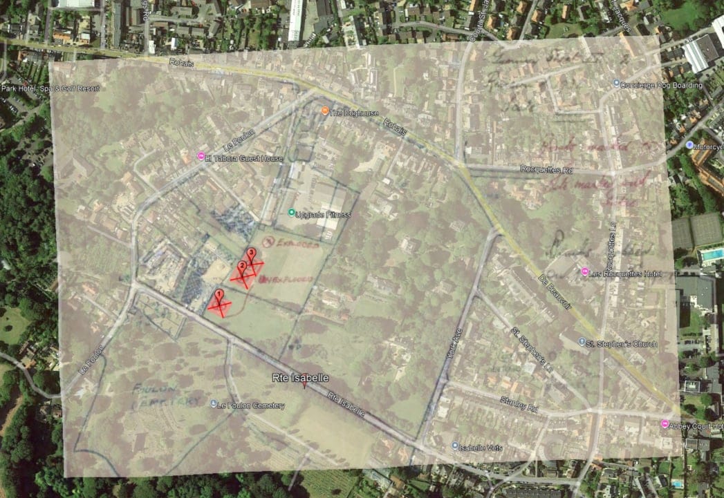 Six years after the States first survey, then being warned to look deeper, assessment indicates unexploded bombs at Route Isabelle
