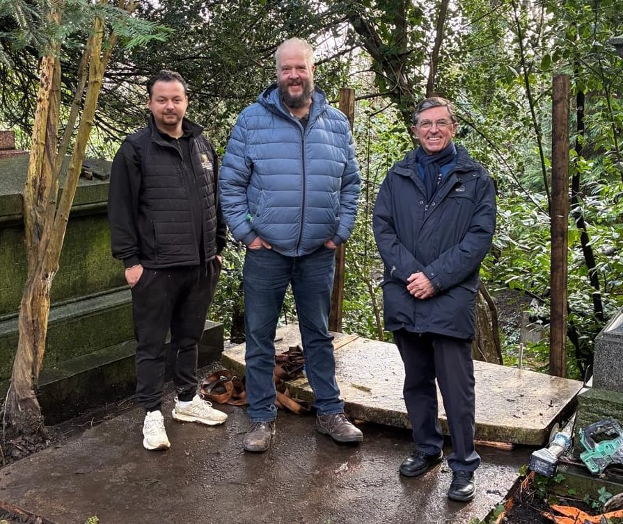 Restoration of Captain William Le Lacheur’s Highgate headstone moves to next stage