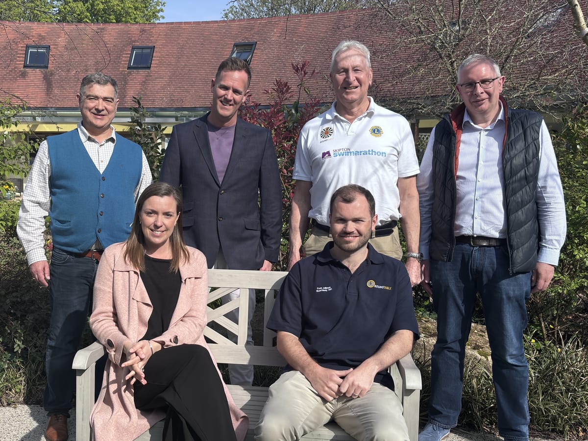 Les Bourgs Hospice named beneficiary of landmark 50th Skipton Swimarathon