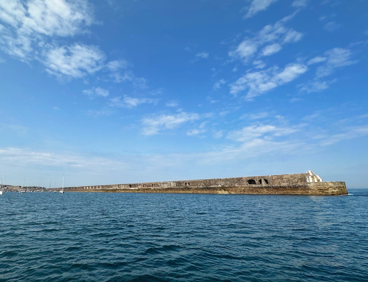 New barrier to restore Alderney fishing access after breakwater's Storm Goretti damage