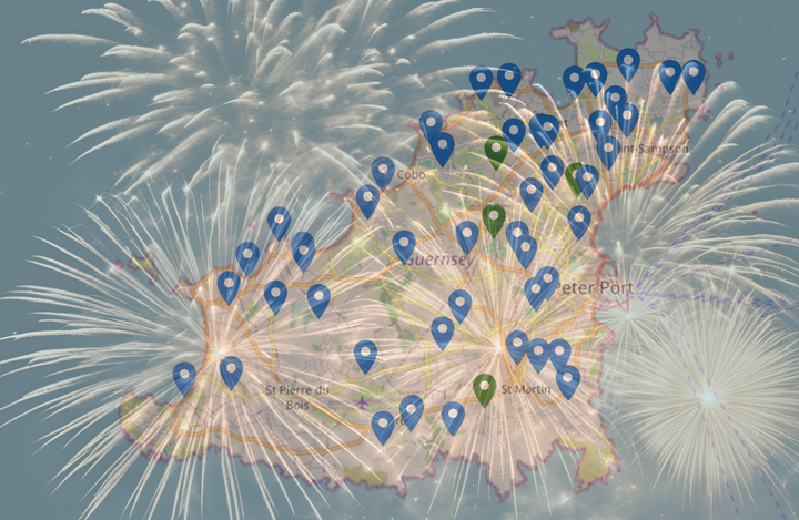 Fireworks - where and when